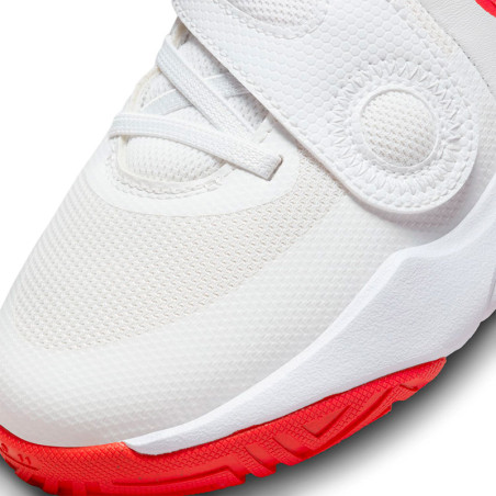Kids Nike Team Hustle D 11 Track Red White