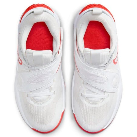 Kids Nike Team Hustle D 11 Track Red White