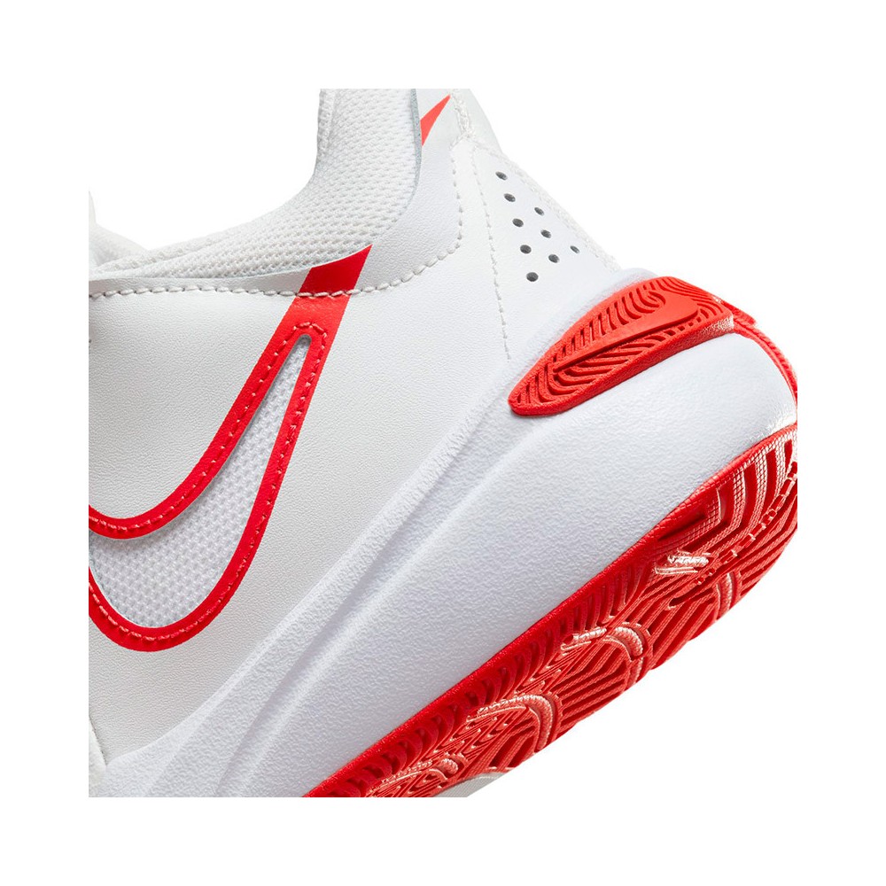 Kids Nike Team Hustle D 11 Track Red White