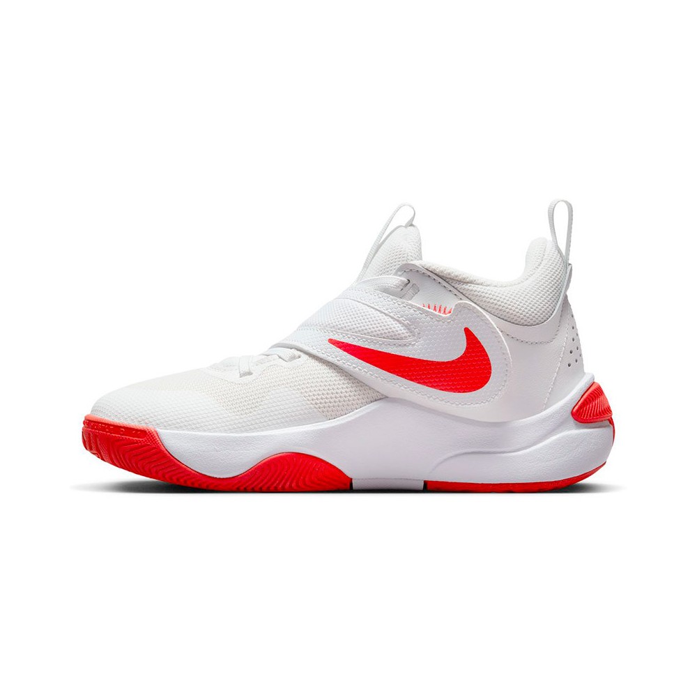 Kids Nike Team Hustle D 11 Track Red White