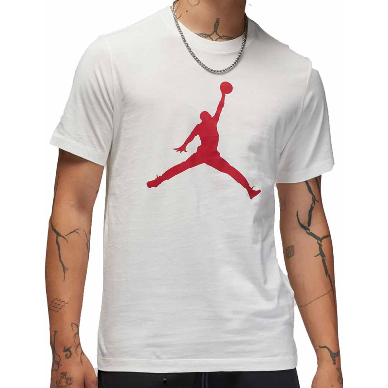 Jordan Jumpman White Red T-Shirt