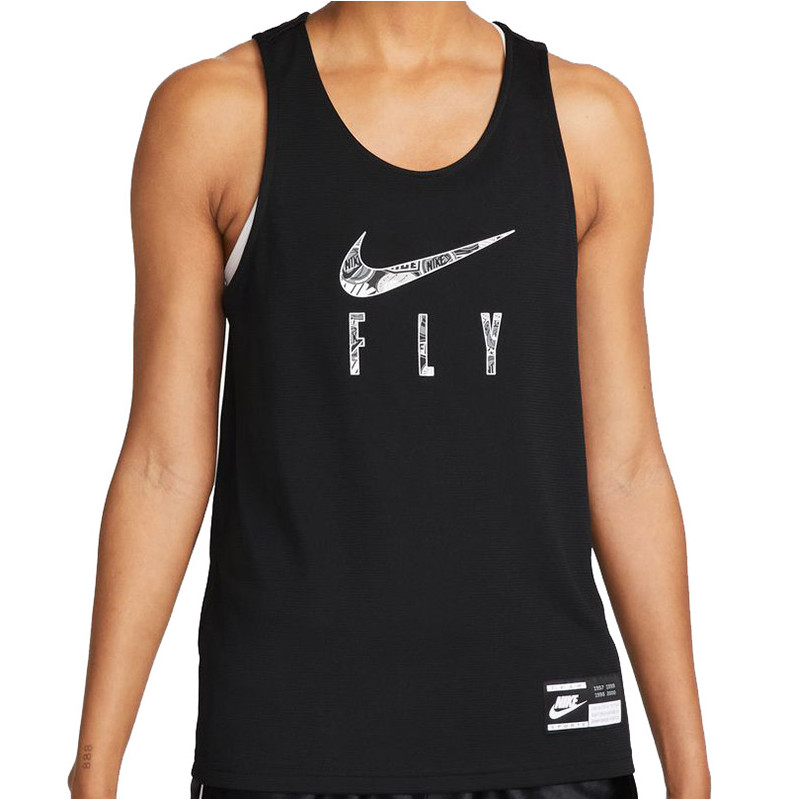 Woman Nike Fly Standard Issue Dri-FIT Black Tank Top