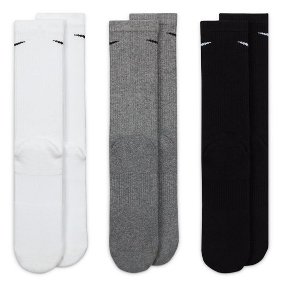 Nike Acheter des chaussettes Everyday Cushion White Grey Black 3p|24Segons