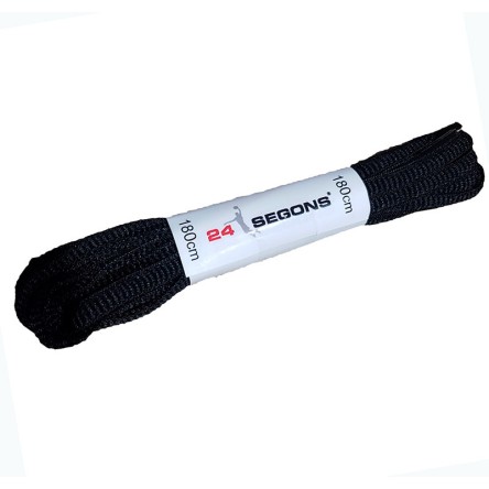 Comprar Cordons Ovalats Negres 150 cm | 24Segons