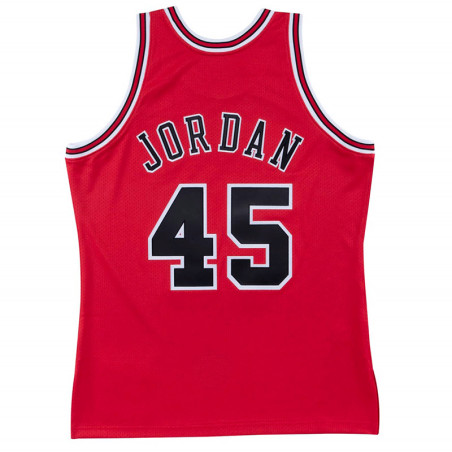 Michael Jordan Chicago Bulls 94-95 Red Authentic