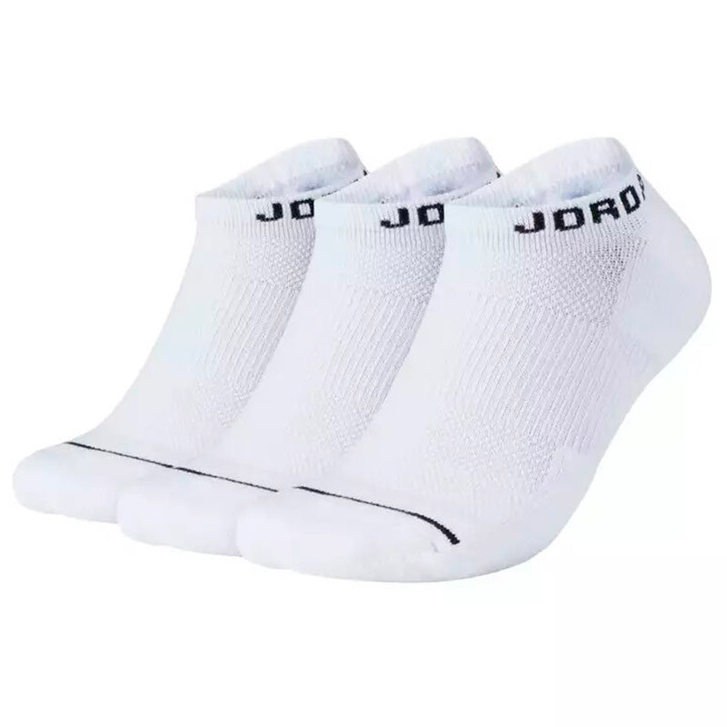 Jordan Jumpman No Show White 3P Socks