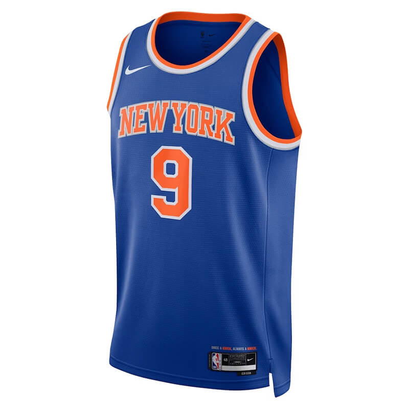 Junior R.J. Barrett New York Knicks 22-23 Icon Edition Swingman