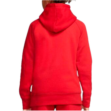 Junior Jumpman Logo Fleece Red Hoodie