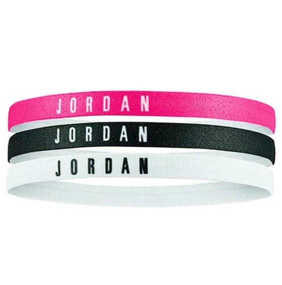 Jordan Acheter Bandeaux Rose Noir Blanc 3PK | 24Segons