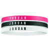Cintas Pelo Jordan Pink Black White 3pk