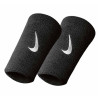 Muñequeras Nike Swoosh Doublewide Logo Dry Long Black