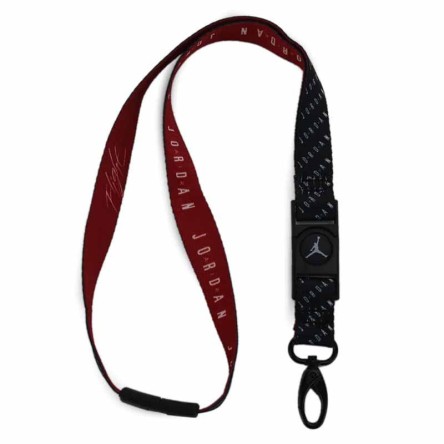 Buy Jordan Premium Lanyard Printed Granet Black Keychain | 24Segons