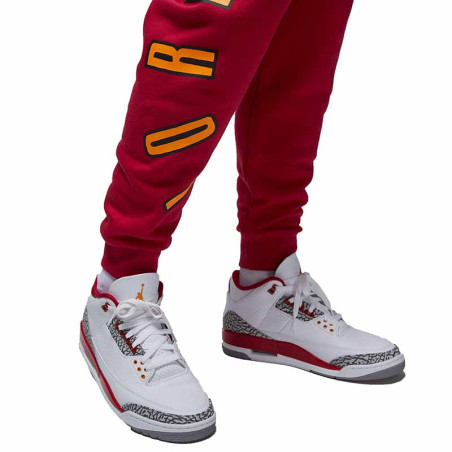 Pantalons Jordan Flight MVP HBR Fleece Cardinal Red