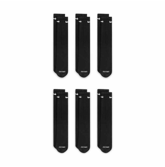 Nike Acheter Everyday Plus Cushioned Training Crew Black | 24Segons