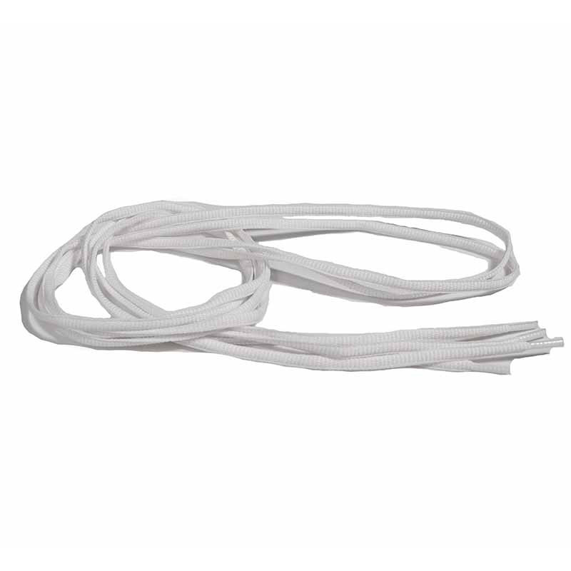White Oval Shoelaces 180 cm