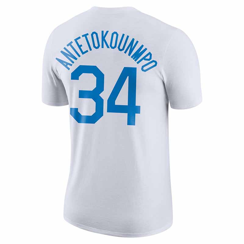 Buy Giannis Antetokounmpo Greece National Team White T-Shirt