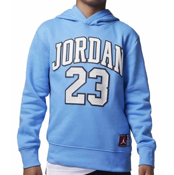 Jordan Acquista la felpa con cappuccio Junior Fleece Pullover Blue | 24Segons