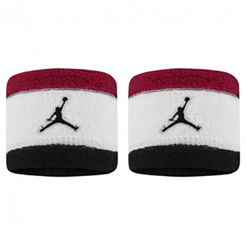Jordan Jumpman Cardinal Red White Black Wristbands