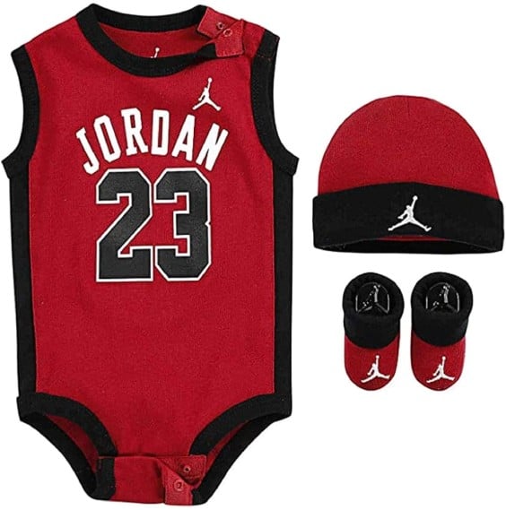 Jordan Acheter Ensemble Baby Jersey Rouge | 24Segons