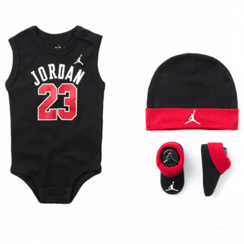 Baby Set Jordan Jersey Black