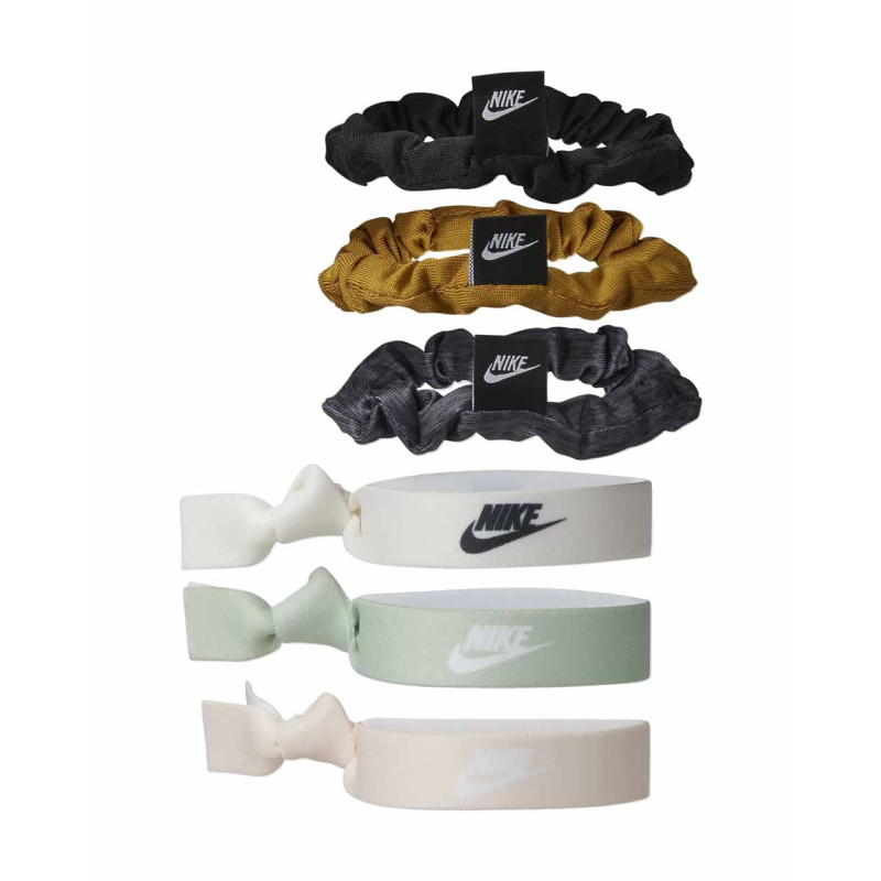 Nike Mixed Pouch Velvet and Elastic Headbands 6pk