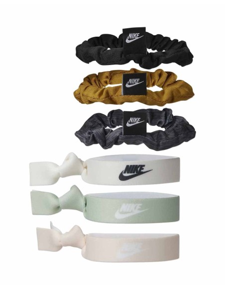 Nike Acquista Fasce per capelli miste in velluto ed elastico 6pk | 24Segons