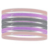 Nike Swoosh Sport Purple Pink Gray Headbands 6pk