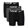 Boxer Brief Junior Nike Essential Micro Black Grey Black 3Pk