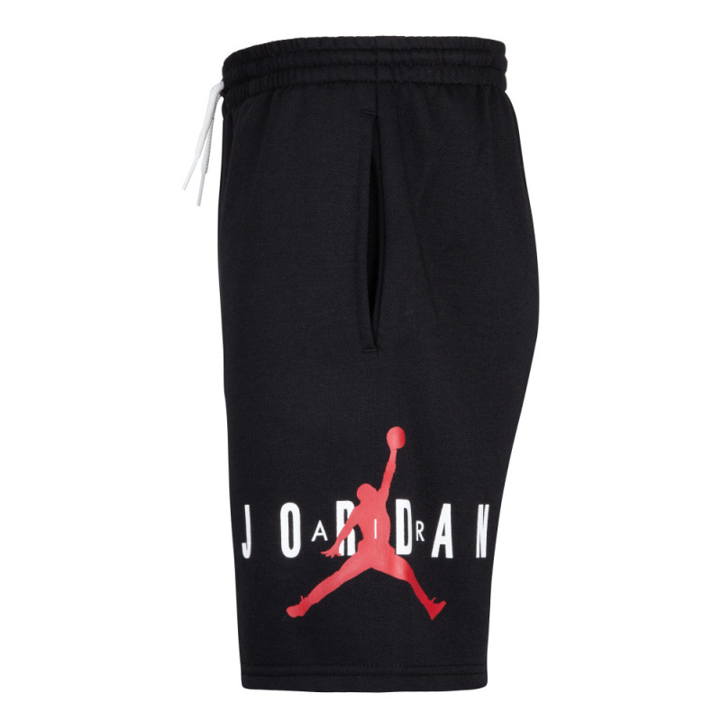 Junior Jordan Jumpman Sustainable Fleece Black Shorts