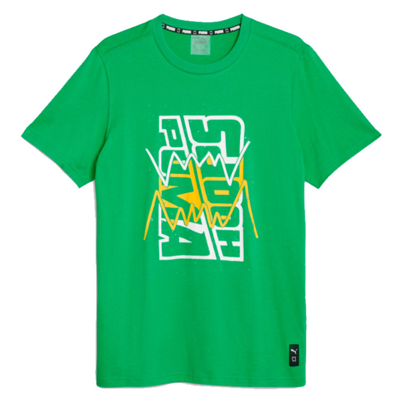 Camiseta Puma Hoops Blueprint Green