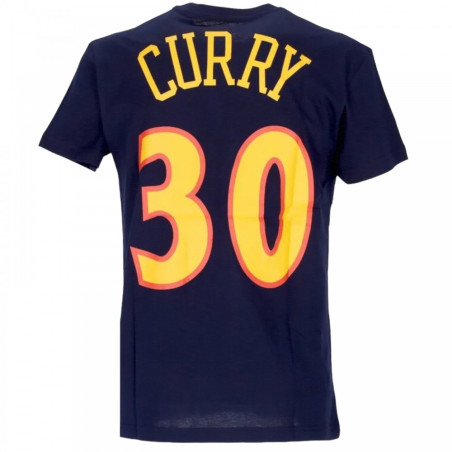 M&N Stephen Curry Golden State Warriors Retro Navy Jersey