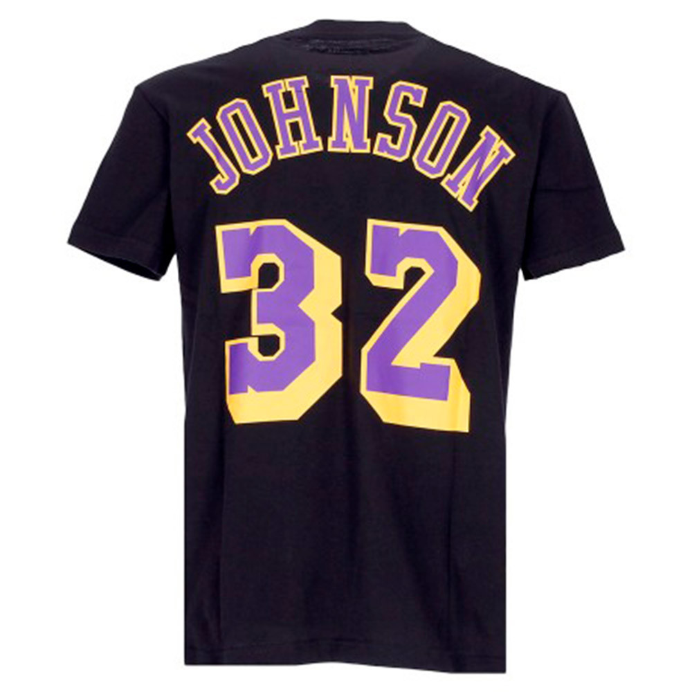 Magic Johnson Los Angeles Lakers Black T-Shirt
