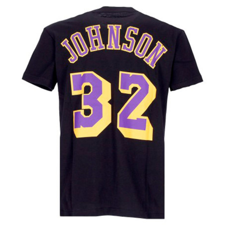 Camiseta Magic Johnson Los Angeles Lakers Black