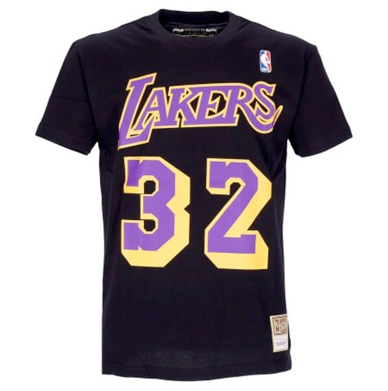 Acquistare Magic Johnson Los Angeles Lakers Maglietta nera | 24Segons