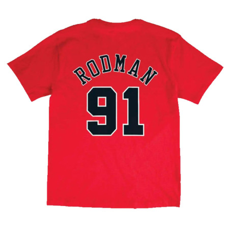 Camiseta Dennis Rodman Chicago Bulls The Finals Red