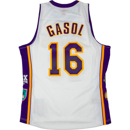 Pau Gasol Los Angeles Lakers HOF White Swingman