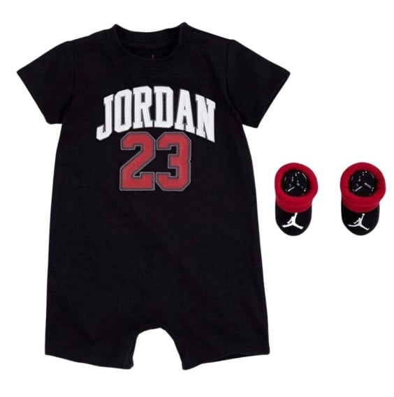 Jordan Acquista Baby Set 23 Body Bottie Black | 24Segons