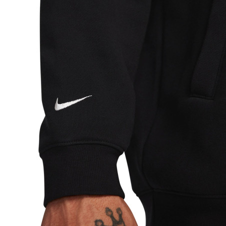 Nike Lebron Brush Pullover Fleece Black Hoodie
