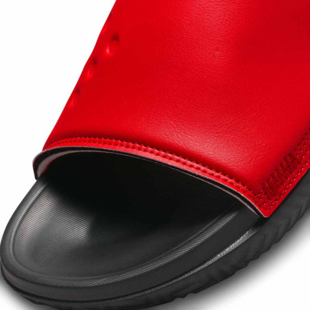 Jordan Play University Red Black Flip Flops