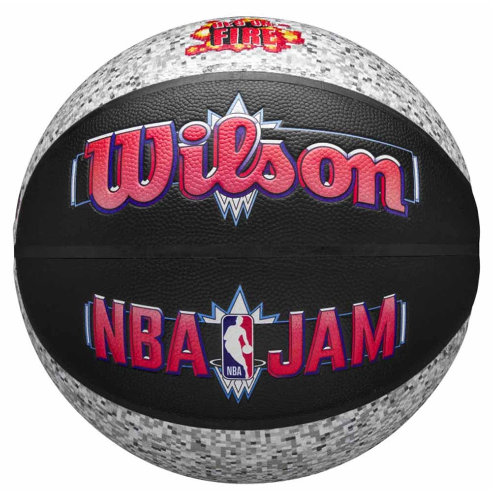 Pilota Wilson NBA Jam He's On Fire Outdoor Basketball Sz7