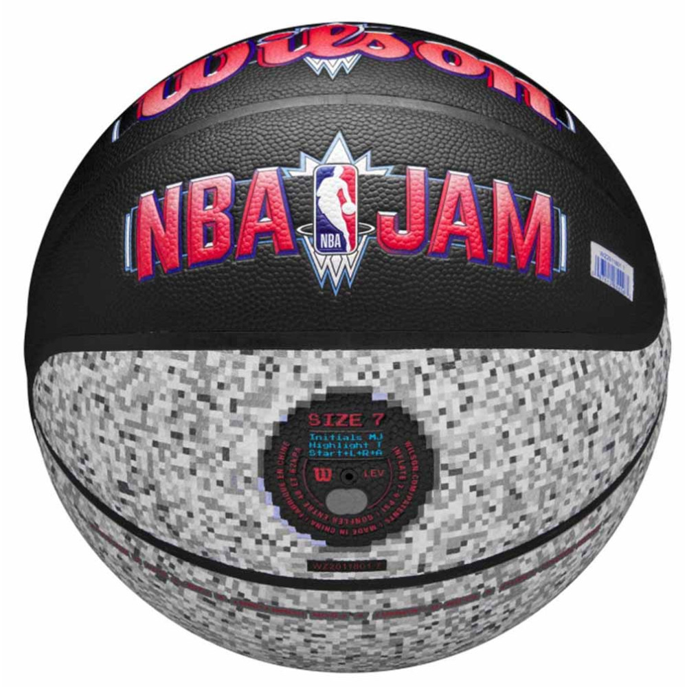 Balón Wilson NBA Jam He's On Fire Outdoor Basketball Sz7