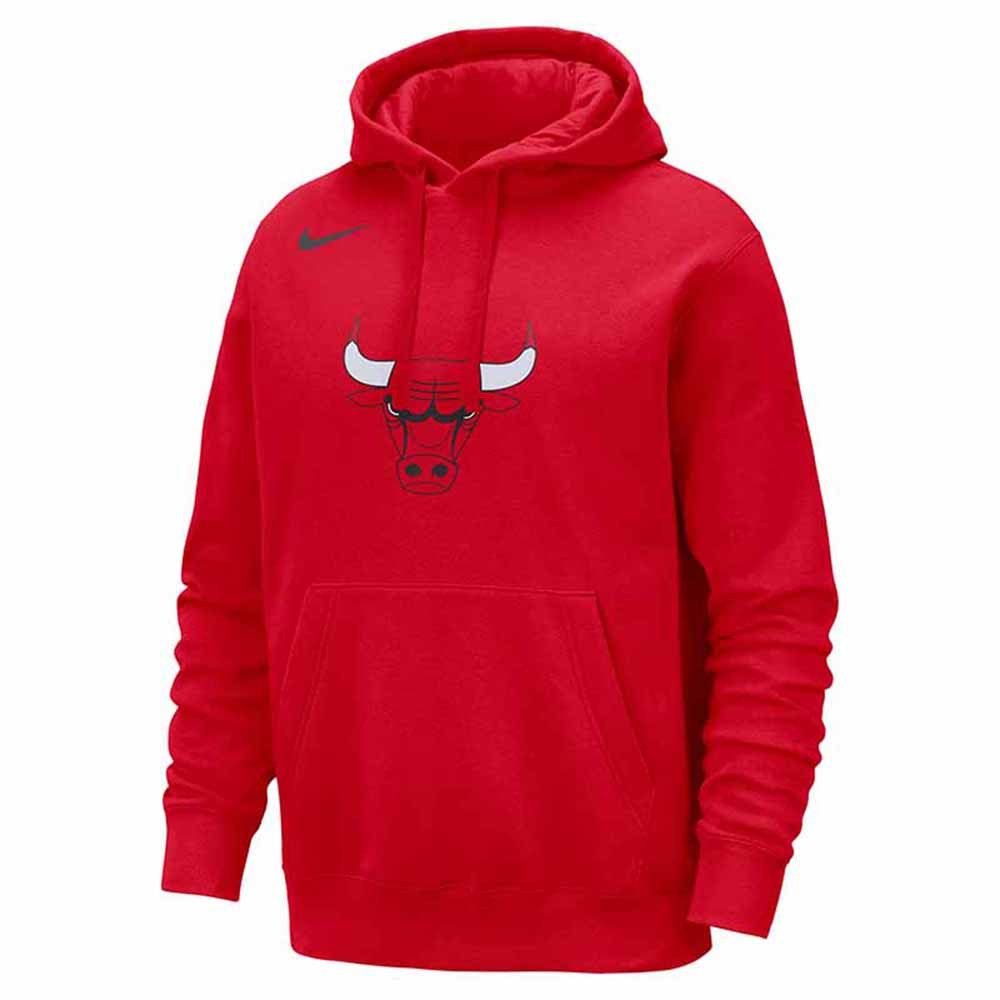 Chicago Bulls Nike Club Red Hoodie