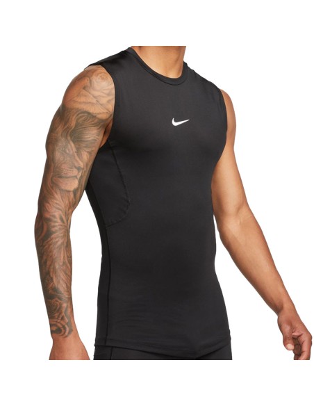 Nike Acquista la T-shirt Pro Dri-FIT Tight Sleeveless Nero| 24Segons
