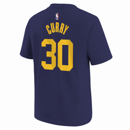 Camiseta Junior Stephen Curry Golden State Warriors Statement Edition
