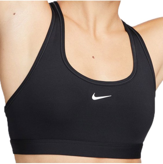 Nike Acquista il reggiseno Swoosh Light Support Black | 24Segons