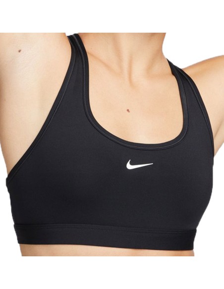 Nike Acquista il reggiseno Swoosh Light Support Black | 24Segons