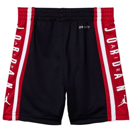 Junior Jordan Air HBR Basketball Black Red Shorts