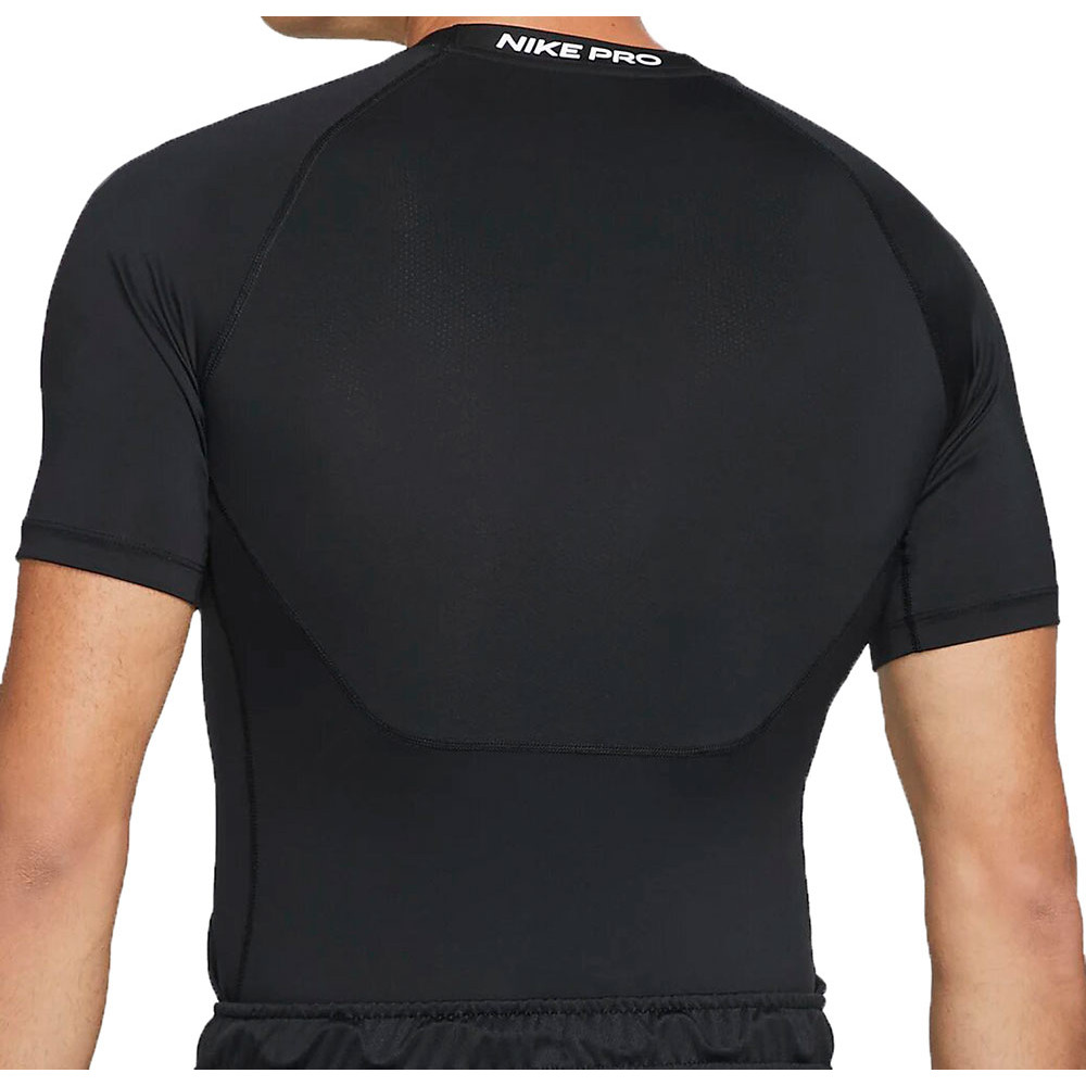 Nike Pro Dri-FIT Tight Fit Short-Sleeve Black Top