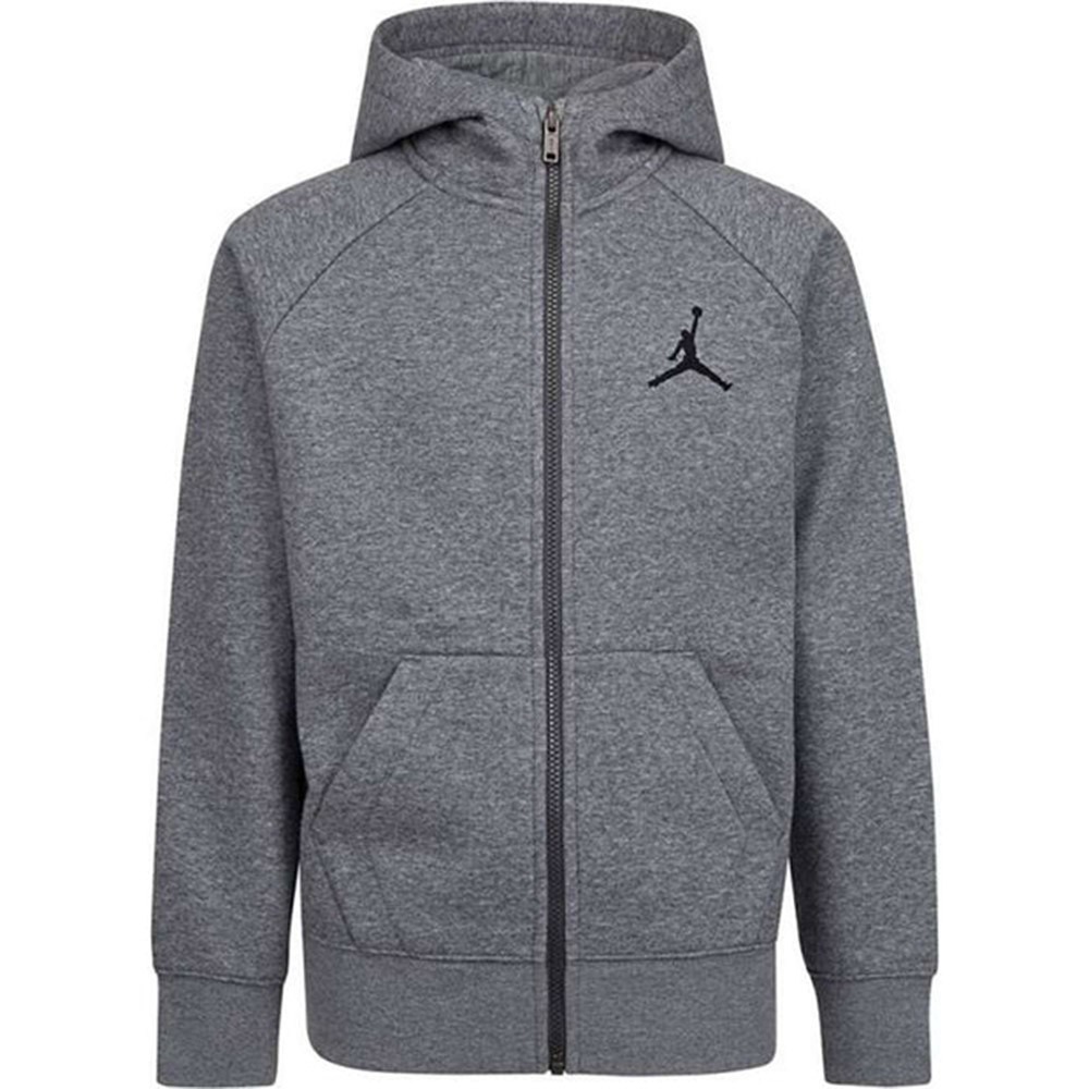 Junior Jordan Fleece Full Zip Grey Hoodie