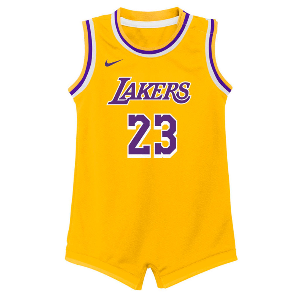 Baby LeBron James Los Angeles Lakers Replica Onesie